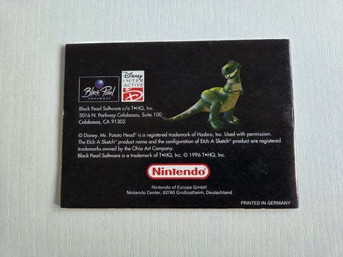Game Boy Classic Disney's Toy Story Spielanleitung Instruction Booklet NOE