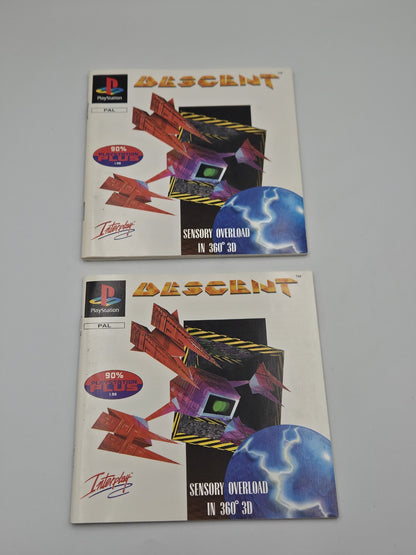 PS1 Playstation 1 Descent mit OVP und Anleitungen Multilingual
