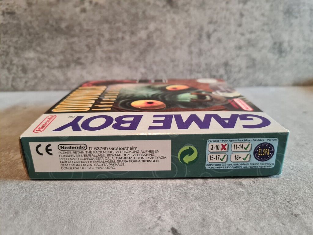 Nintendo Gameboy Classic Oddworld Adventures mit OVP und Anleitung EUR - T-Retro-Games 