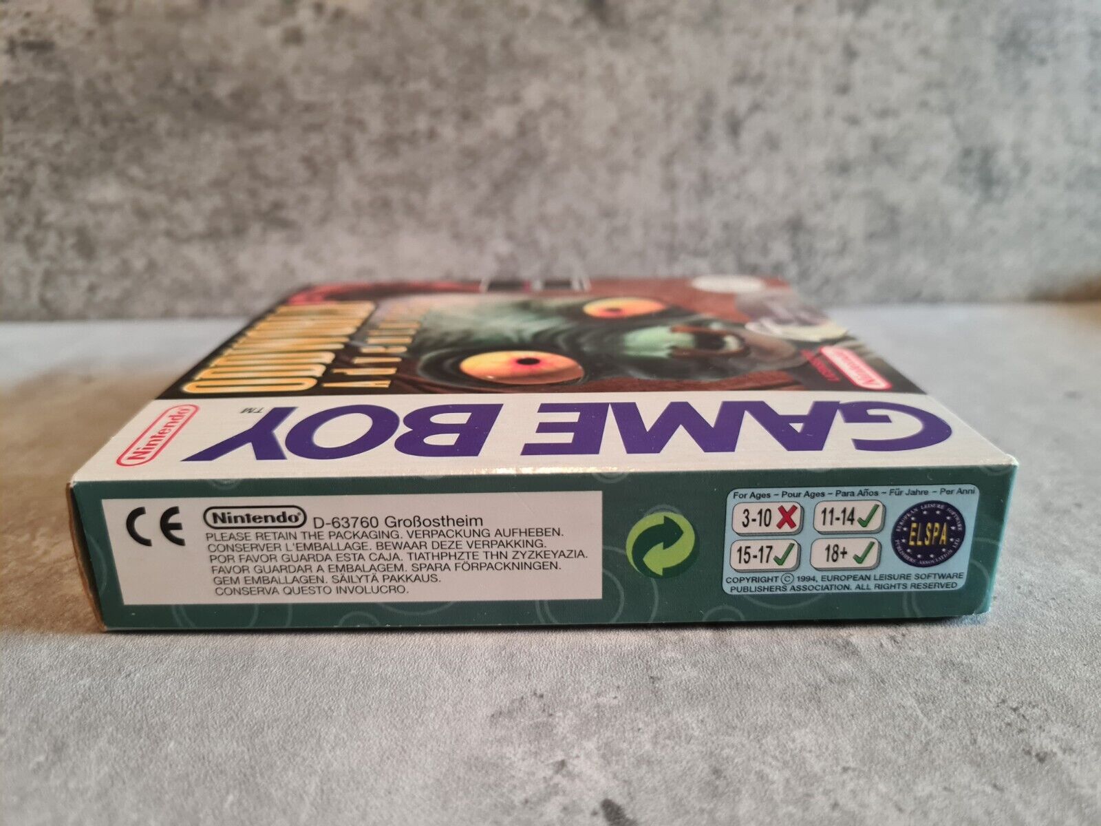 Nintendo Gameboy Classic Oddworld Adventures mit OVP und Anleitung EUR - T-Retro-Games 