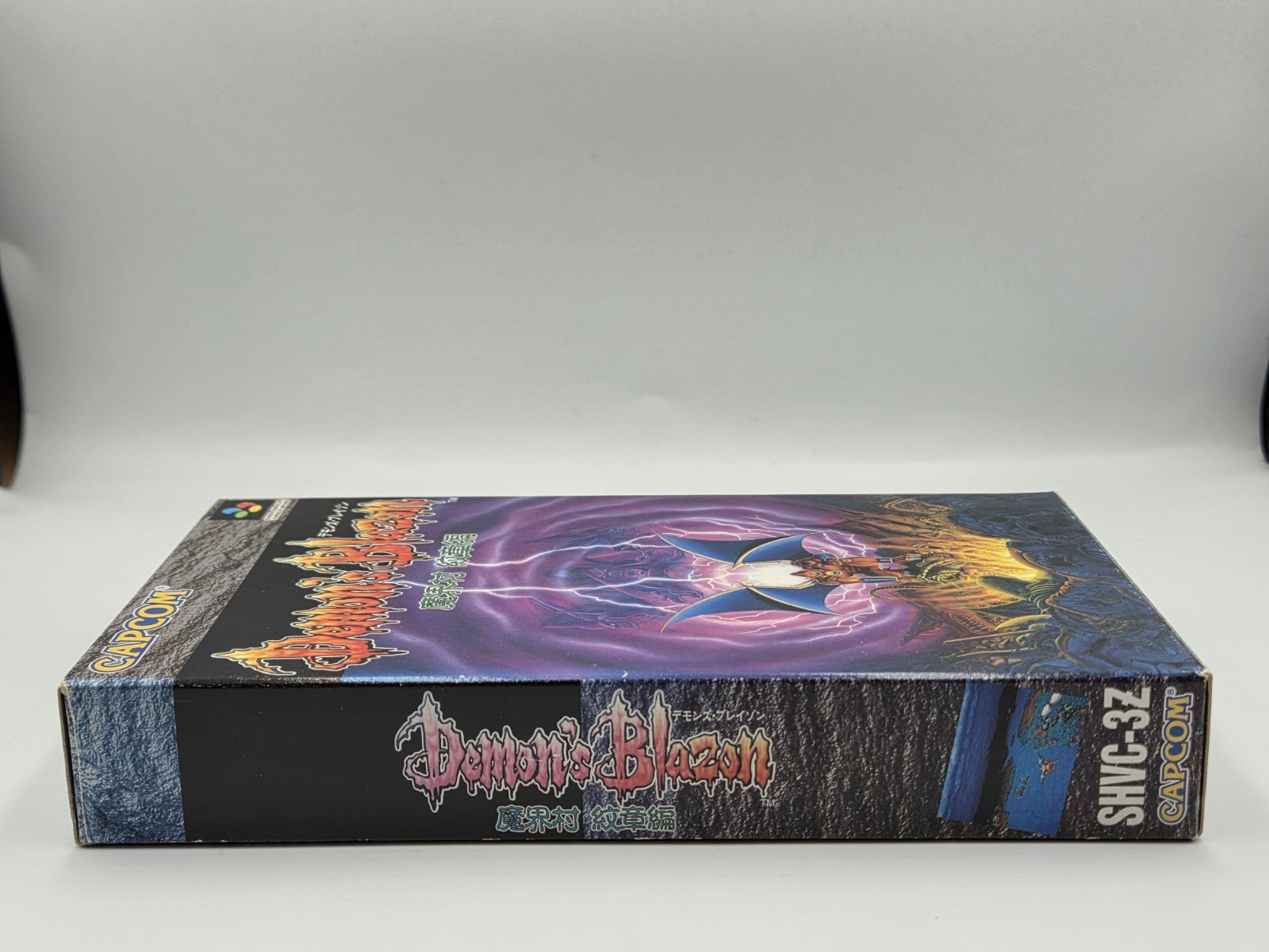 SFC Super Famicom Demon's Blazon mit OVP Japan - T-Retro-Games 