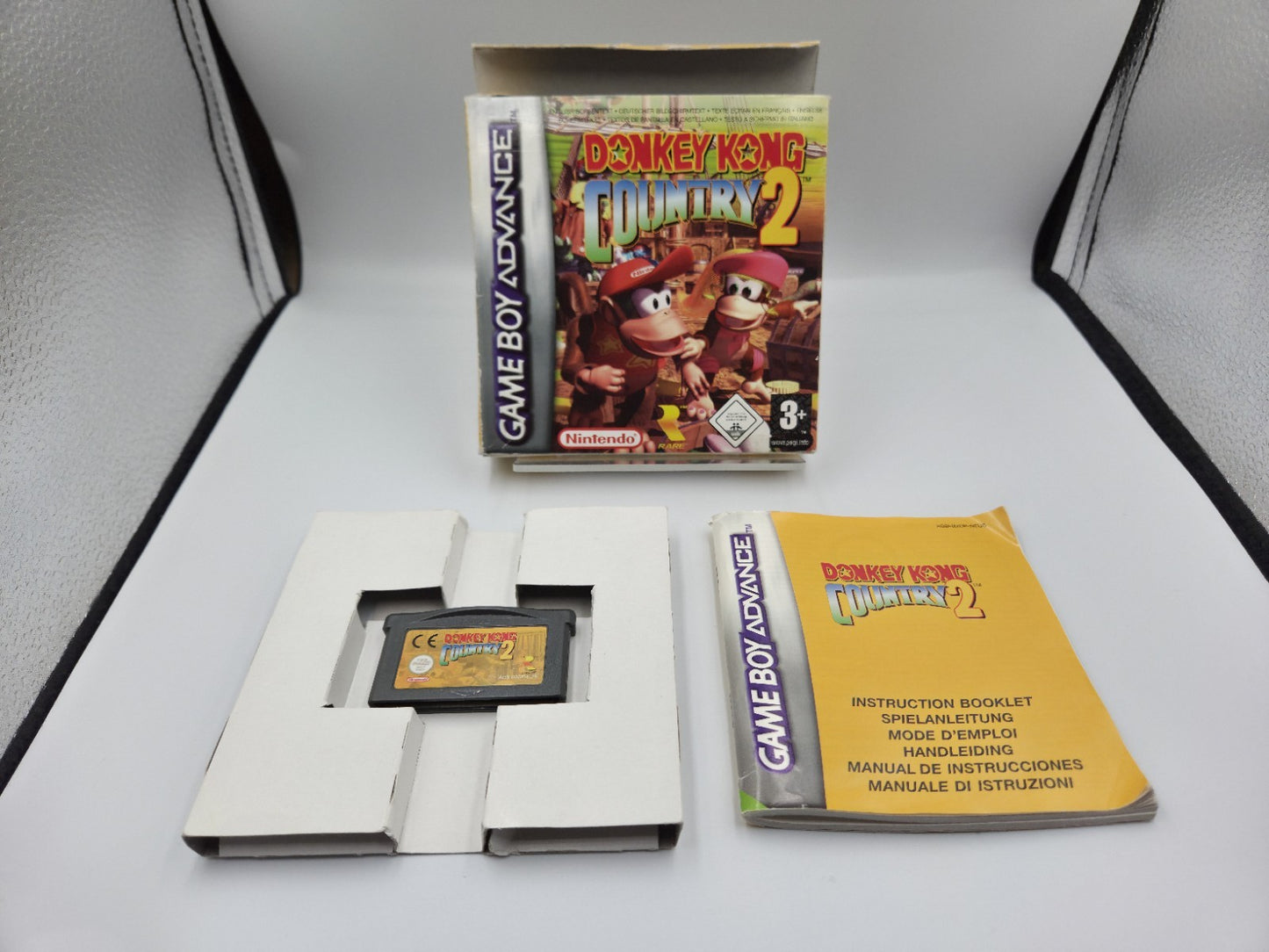 Nintendo Game Boy Advance Donkey Kong Country 2 mit OVP und Anleitung EUR