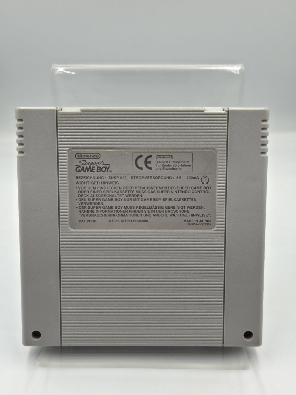SNES Super Nintendo Super Game Boy Adapter NOE