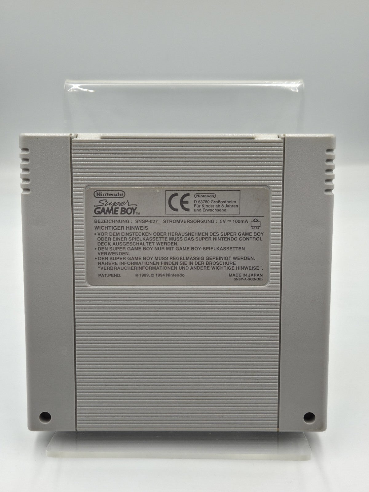 SNES Super Nintendo Super Game Boy Adapter NOE
