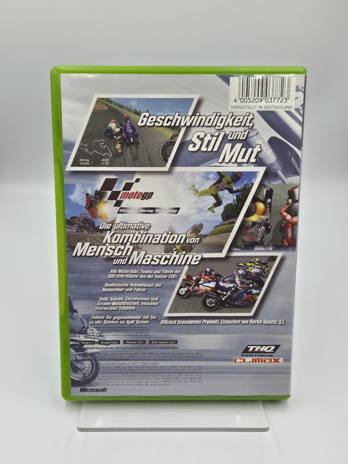 XBOX Spiel MotoGP Ultimate Racing Technology mit OVP und Anleitung Deutsch