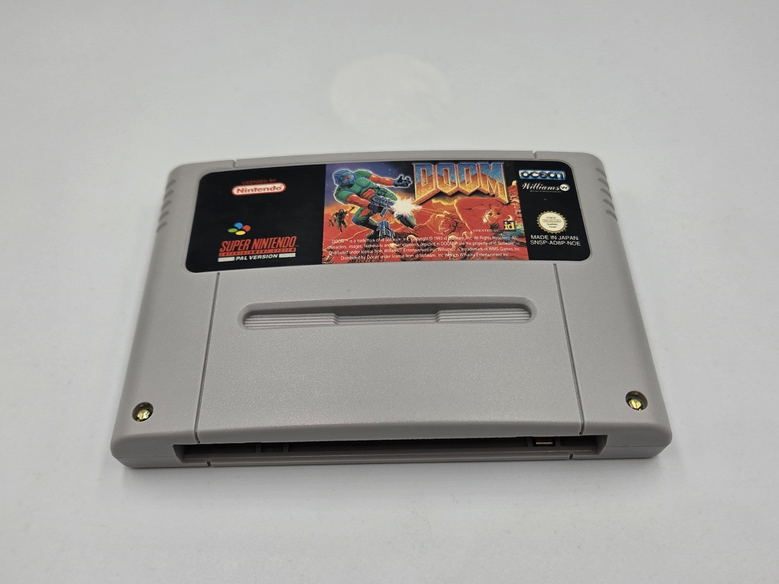 SNES Super Nintendo Doom mit OVP und Anleitung NOE - T-Retro-Games 