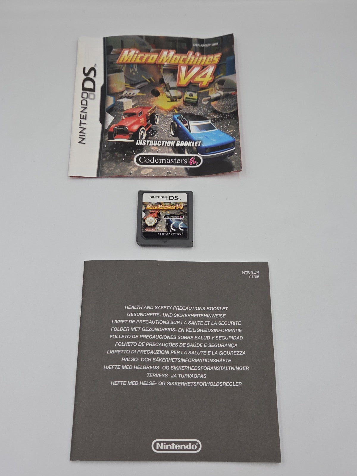 Nintendo DS Spiel Micro Machines V4 mit OVP und Anleitung UKV