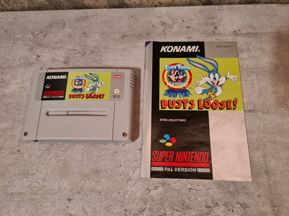 SNES Tiny Toon Adventures Buster Busts Loose mit OVP und Anleitung NOE - T-Retro-Games 