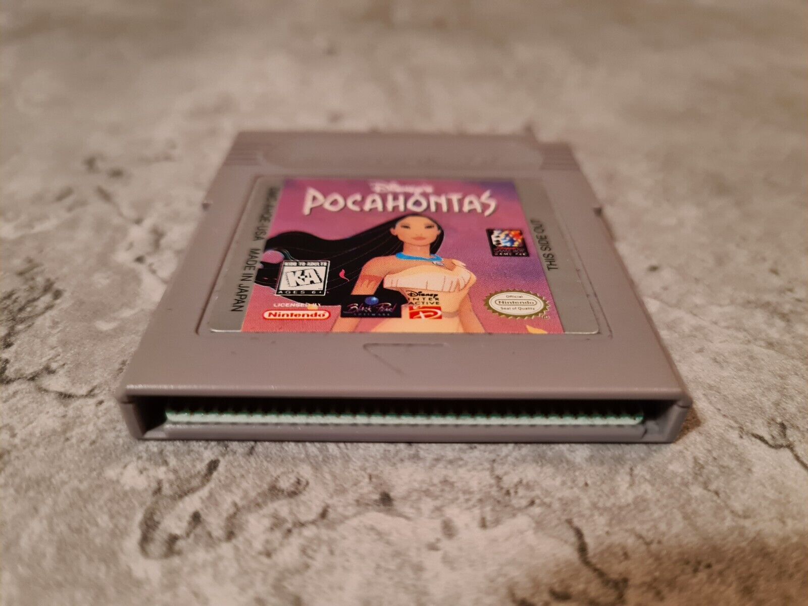 Nintendo Gameboy Classic Spiel Disney's Pocahontas Modul USA - T-Retro-Games 