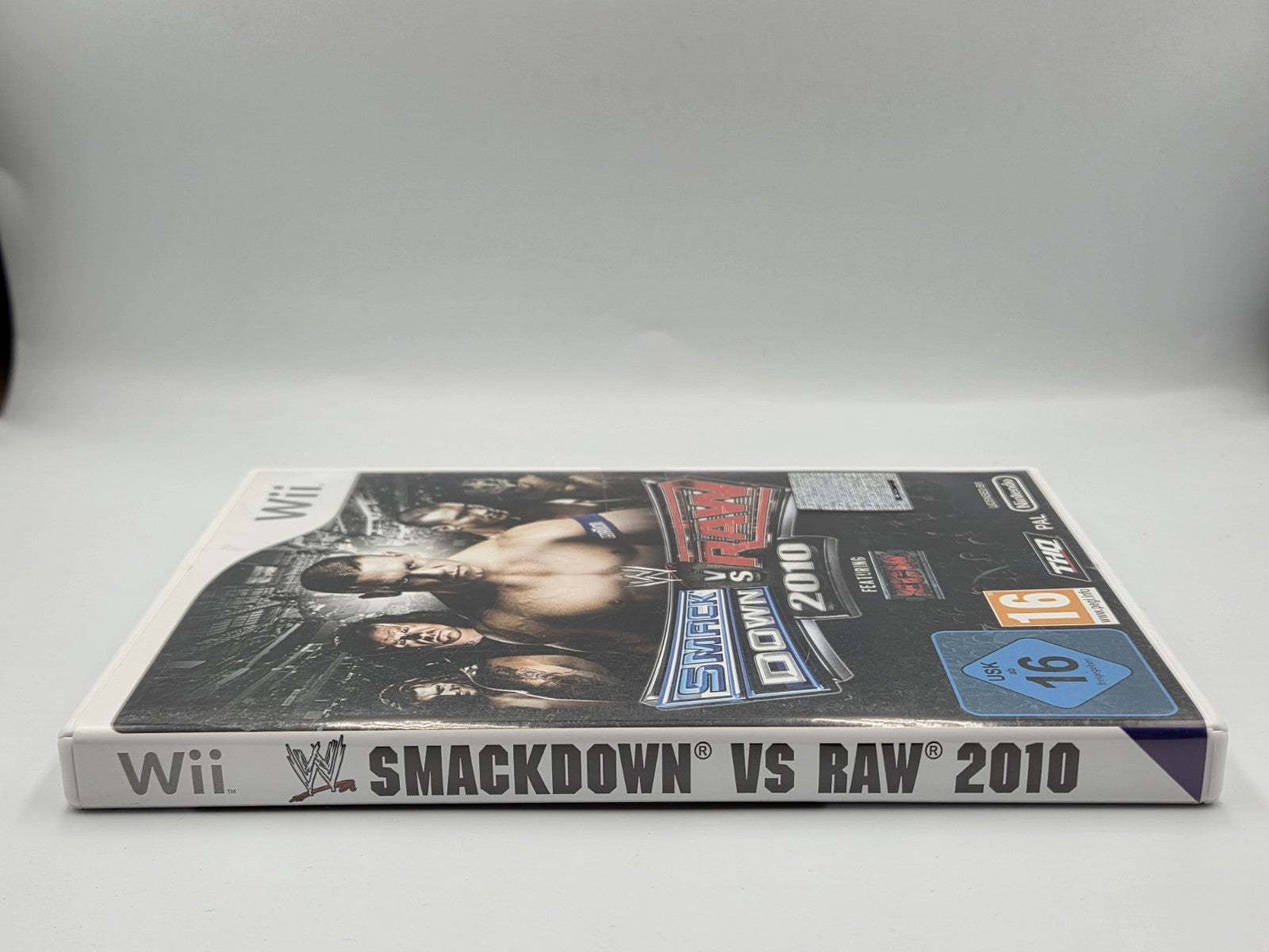 Nintendo Wii Spiel WWF Smackdown vs Raw 2010 mit OVP und Anleitung NOE - T-Retro-Games 
