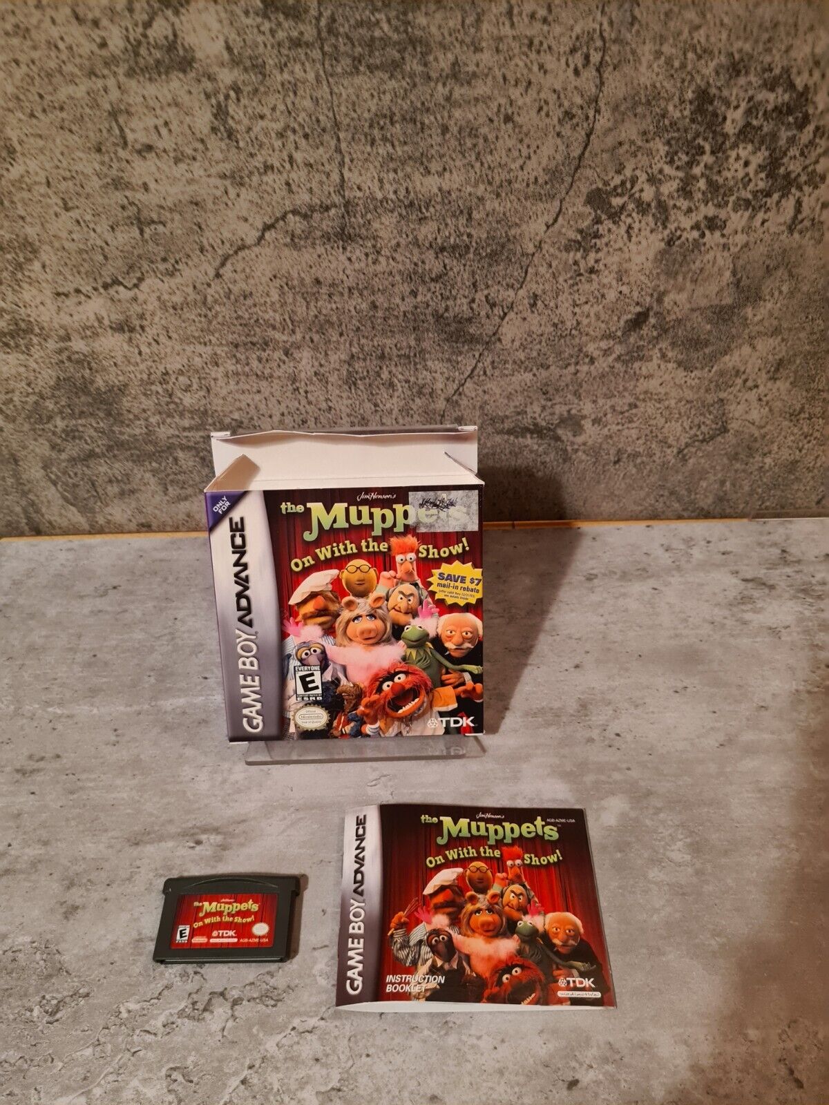 Nintendo Gameboy Advance The Muppets On with the Show! mit OVP und Anleitung USA - T-Retro-Games 
