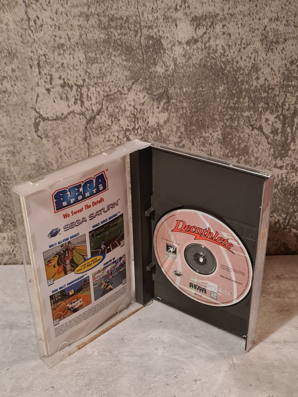 Sega Saturn Decathlete mit OVP und Anleitung NTSC-USA - T-Retro-Games 