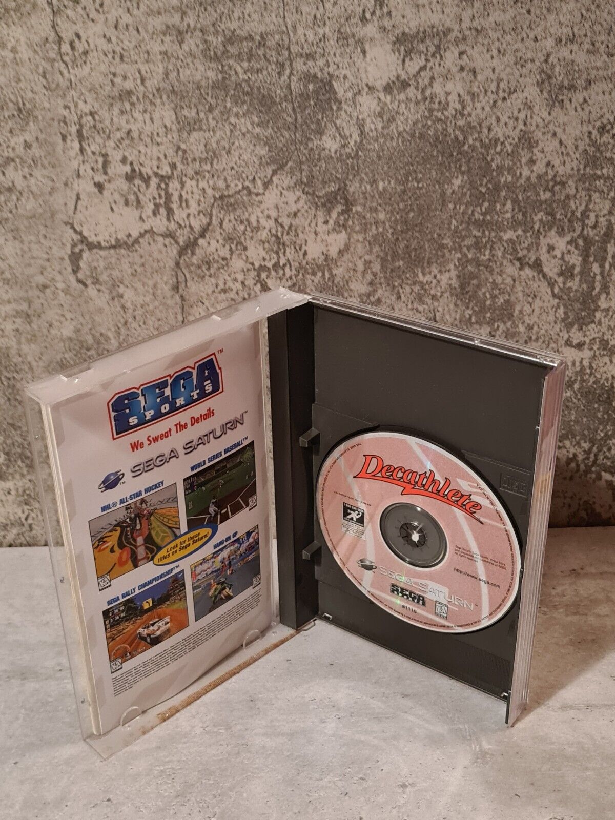 Sega Saturn Decathlete mit OVP und Anleitung NTSC-USA - T-Retro-Games 