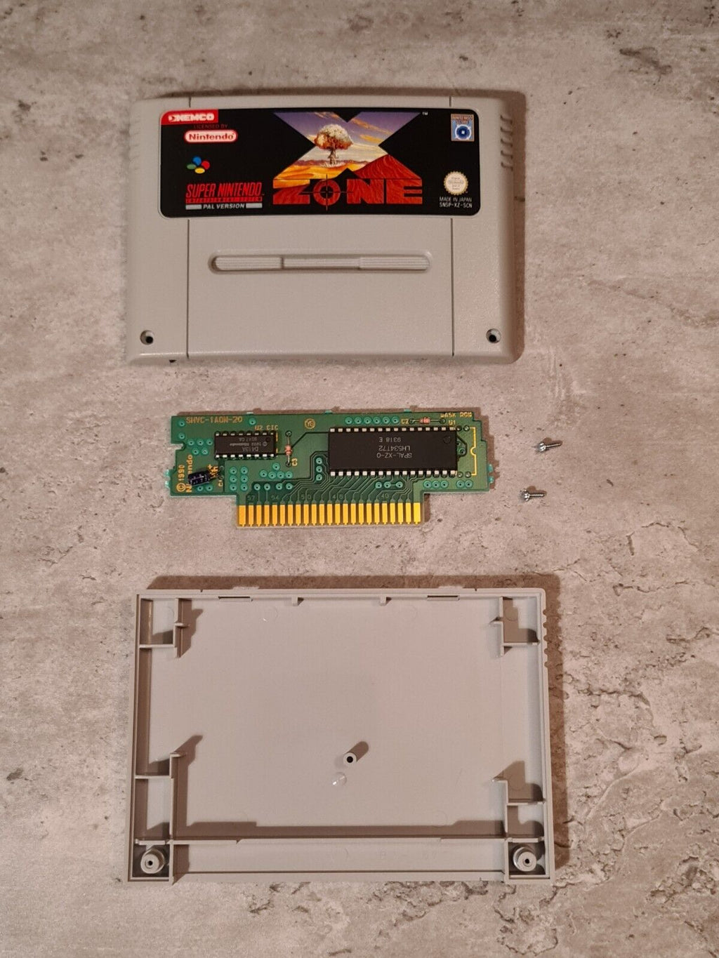 SNES Super Nintendo X-Zone mit OVP und Anleitung SCN - T-Retro-Games 