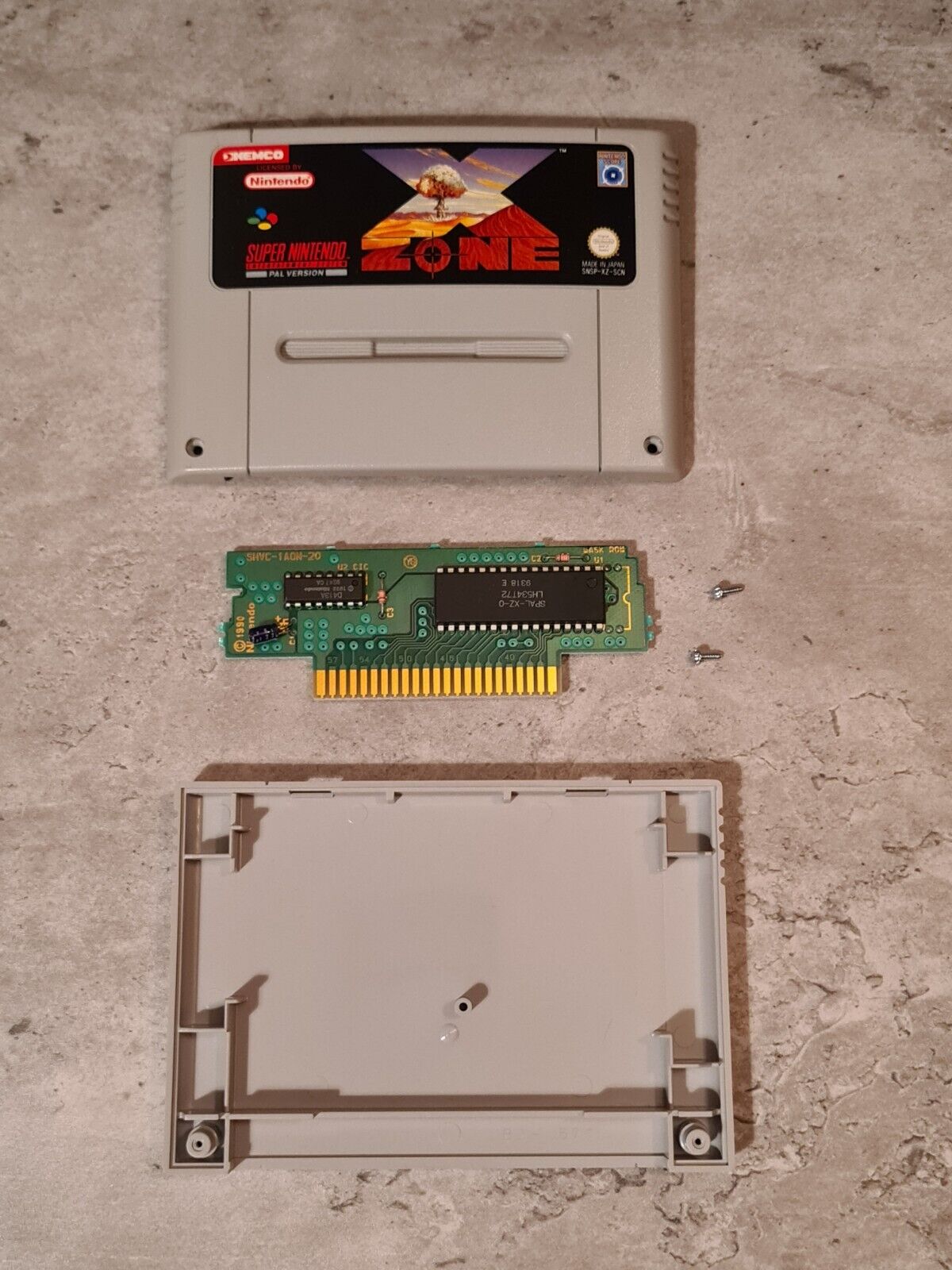 SNES Super Nintendo X-Zone mit OVP und Anleitung SCN - T-Retro-Games 