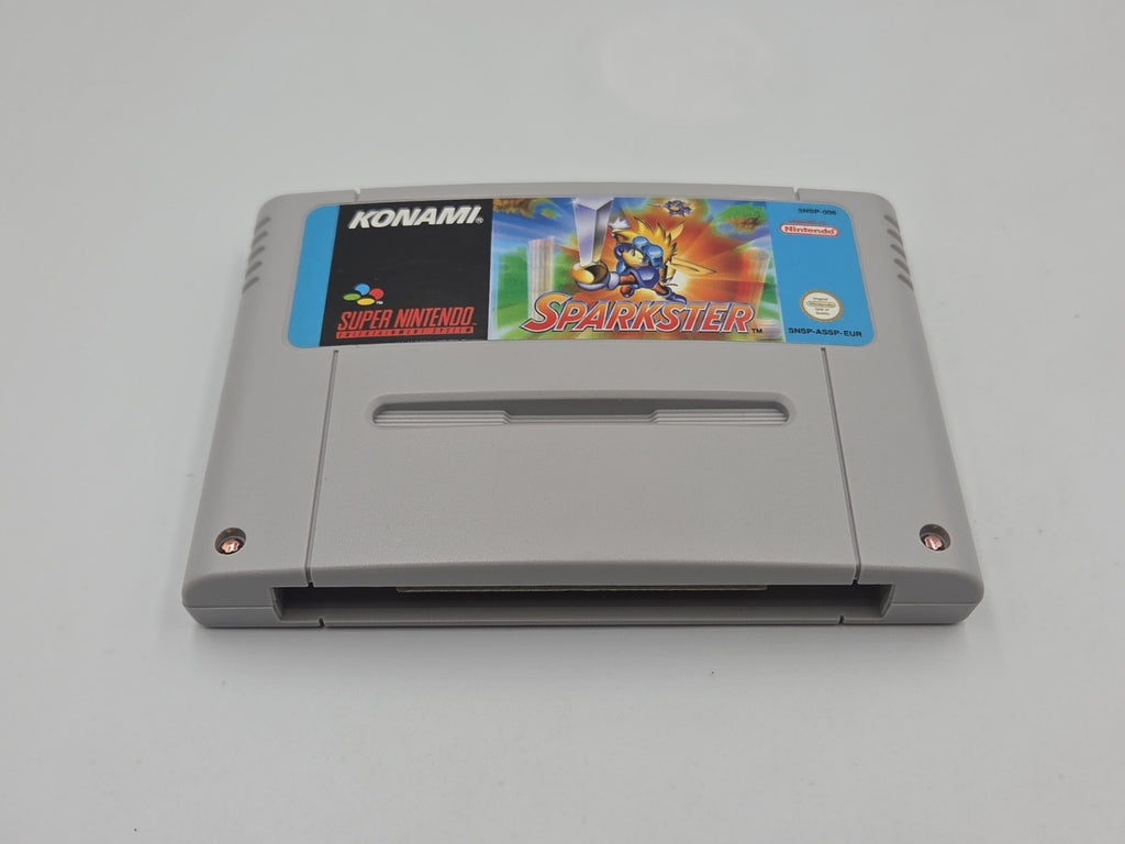 SNES Super Nintendo Spiel Sparkster mit OVP und Anleitung EUR
