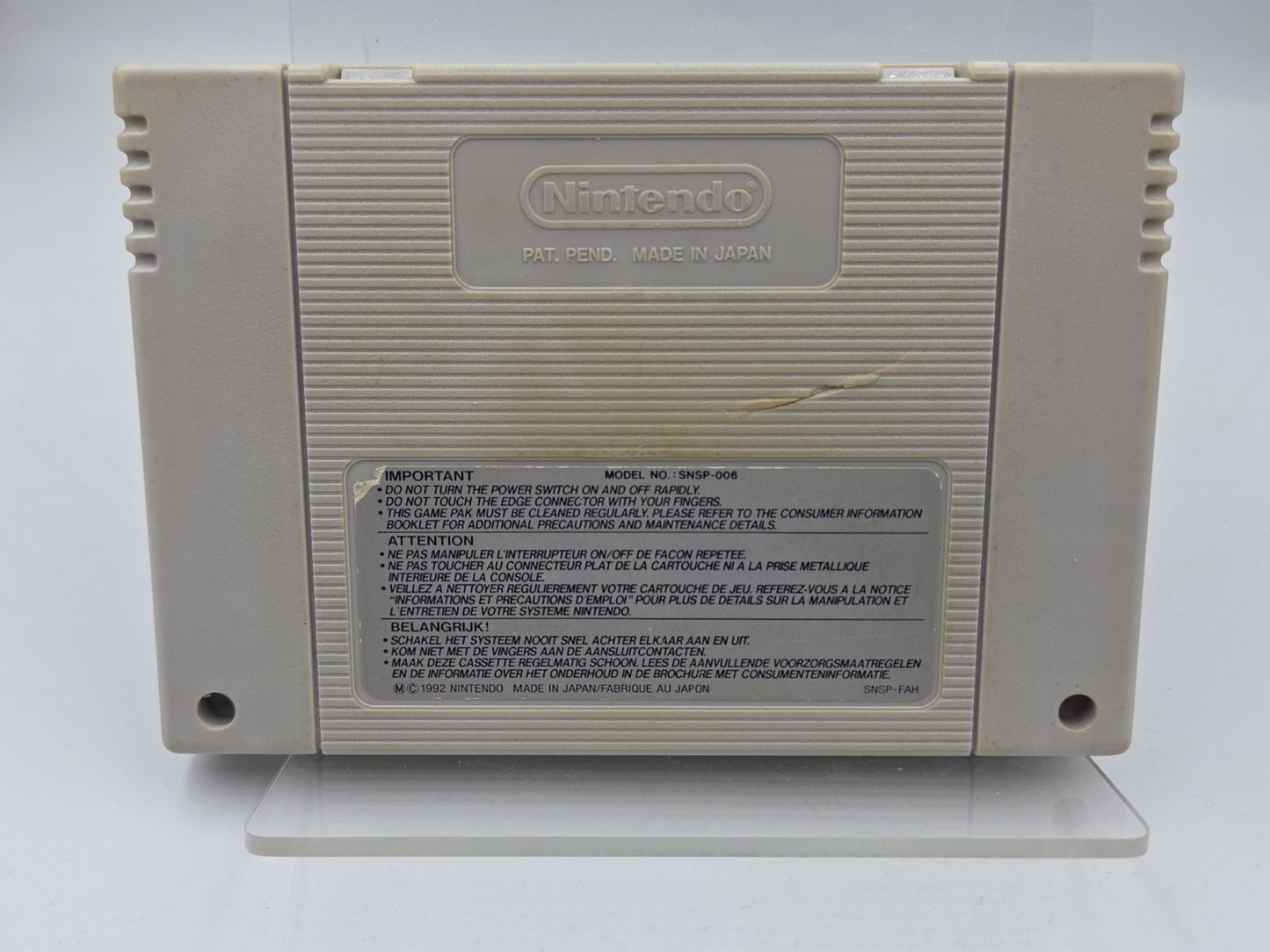 SNES Super Nintendo Spiel TinTin Le Temple Du Soleil FAH Modul