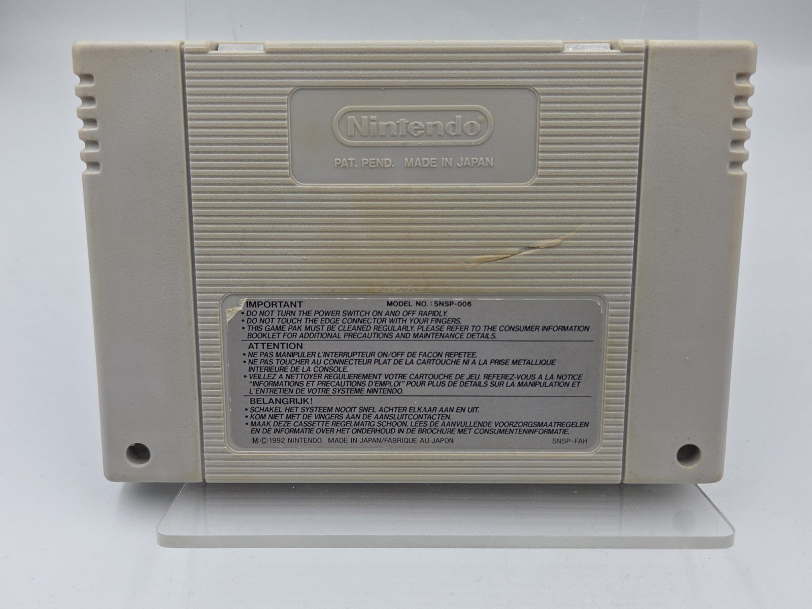 SNES Super Nintendo Spiel TinTin Le Temple Du Soleil FAH Modul