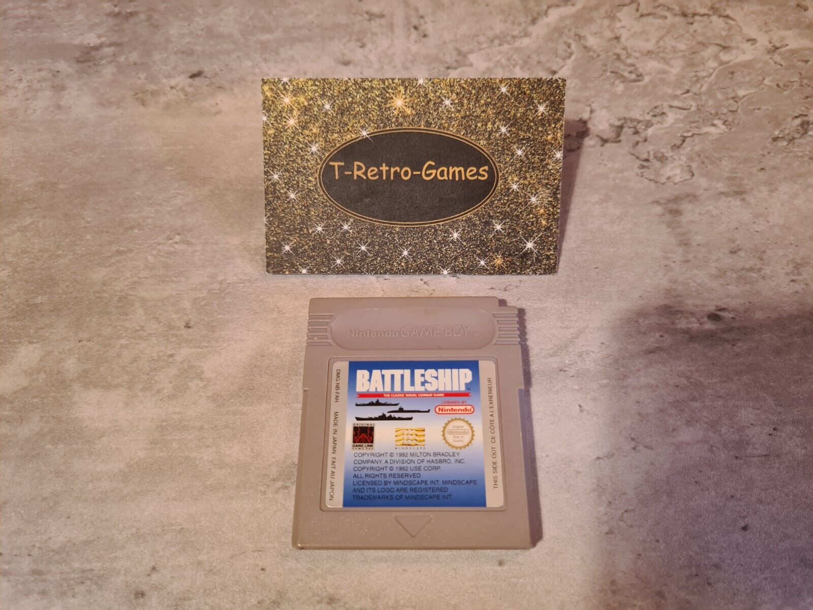 Nintendo Gameboy Classic Spiel Battleship Modul FAH - T-Retro-Games 