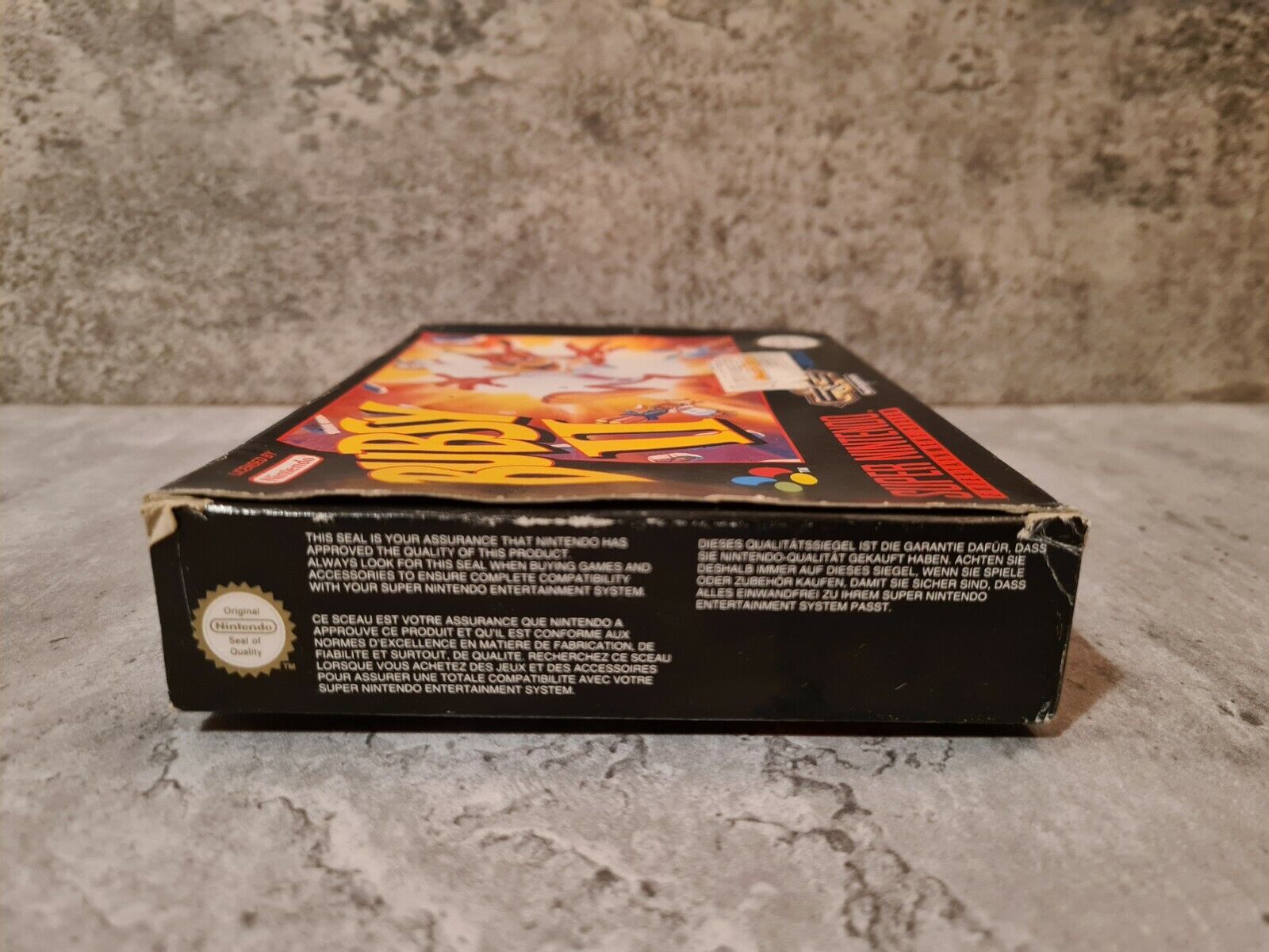 SNES Super Nintendo Bubsy II mit OVP und Anleitung EUR - T-Retro-Games 
