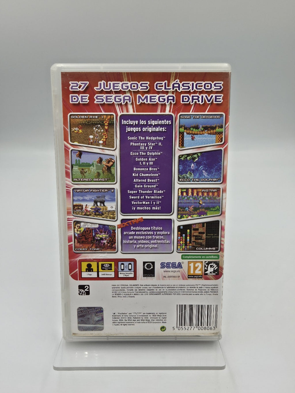 Sony PSP Spiel Sega Mega Drive Collection mit OVP und Anleitung ESP