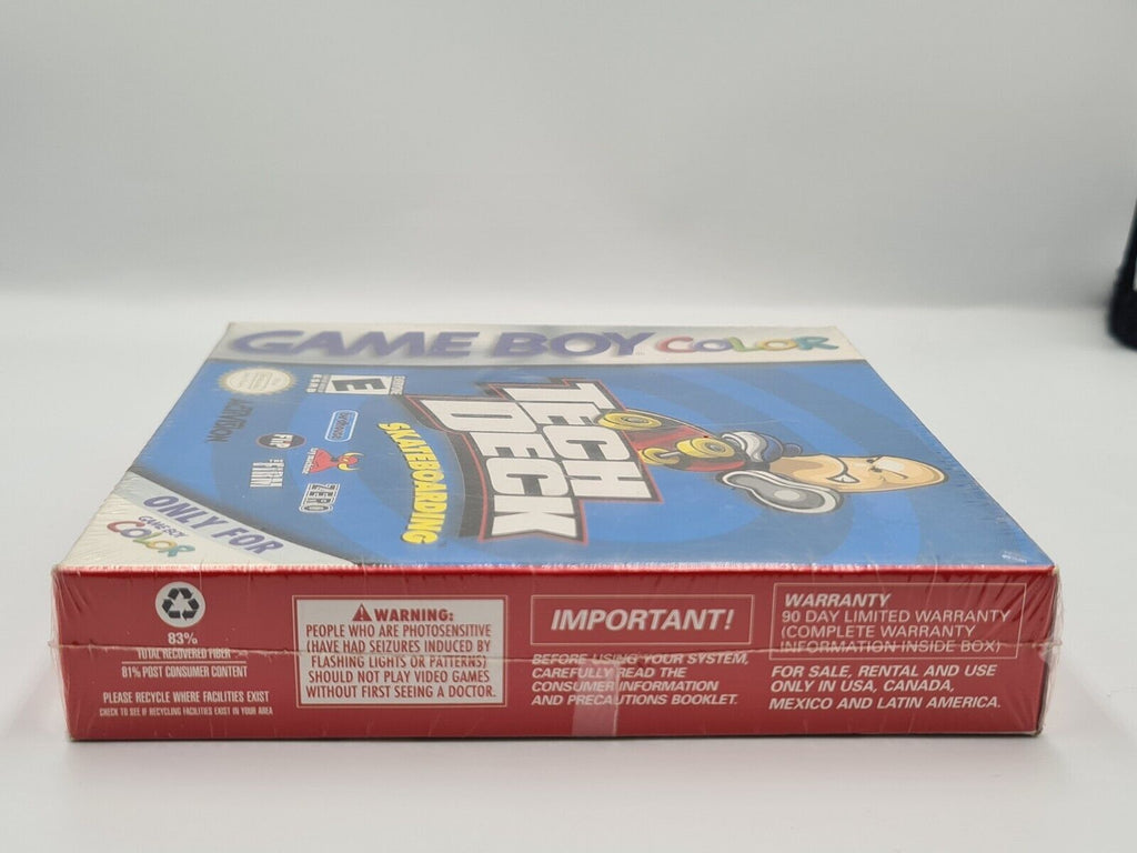 Nintendo Game Boy Color Tech Deck Skateboarding USA Sealed Neu New - T-Retro-Games 