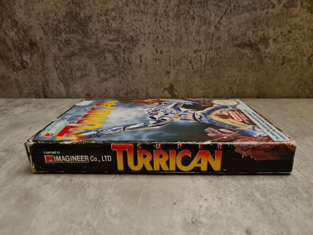 Nintendo NES Super Turrican mit OVP und Anleitung ESP - T-Retro-Games 
