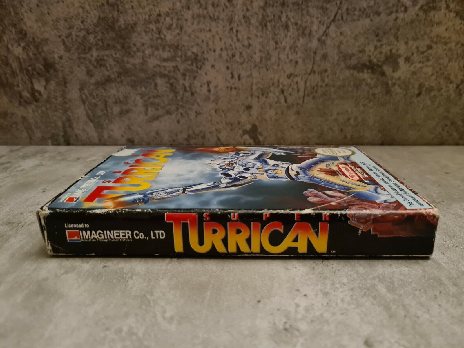 Nintendo NES Super Turrican mit OVP und Anleitung ESP - T-Retro-Games 