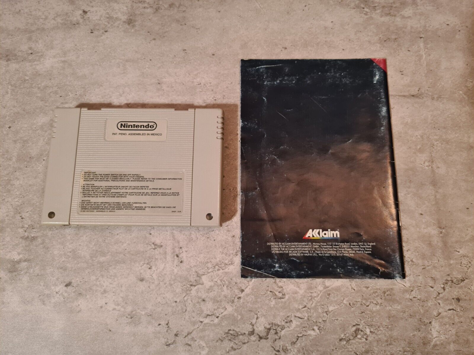SNES Super Nintendo Champions World Class Soccer mit OVP und Anleitung EUR - T-Retro-Games 