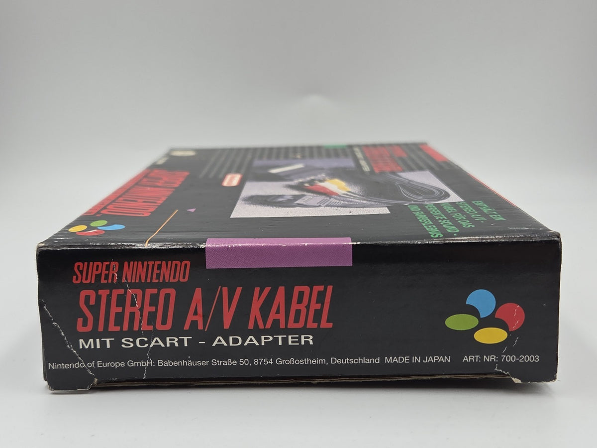 Super Nintendo Stereo A/V Kabel OVP