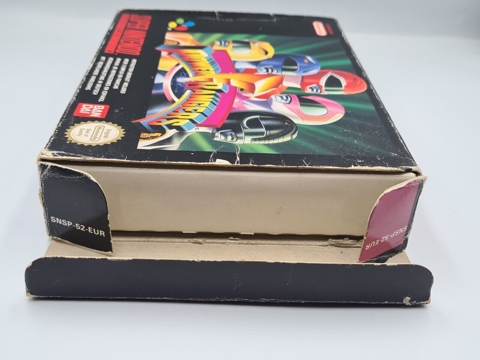 SNES Super Nintendo Power Rangers mit OVP und Anleitung EUR - T-Retro-Games 