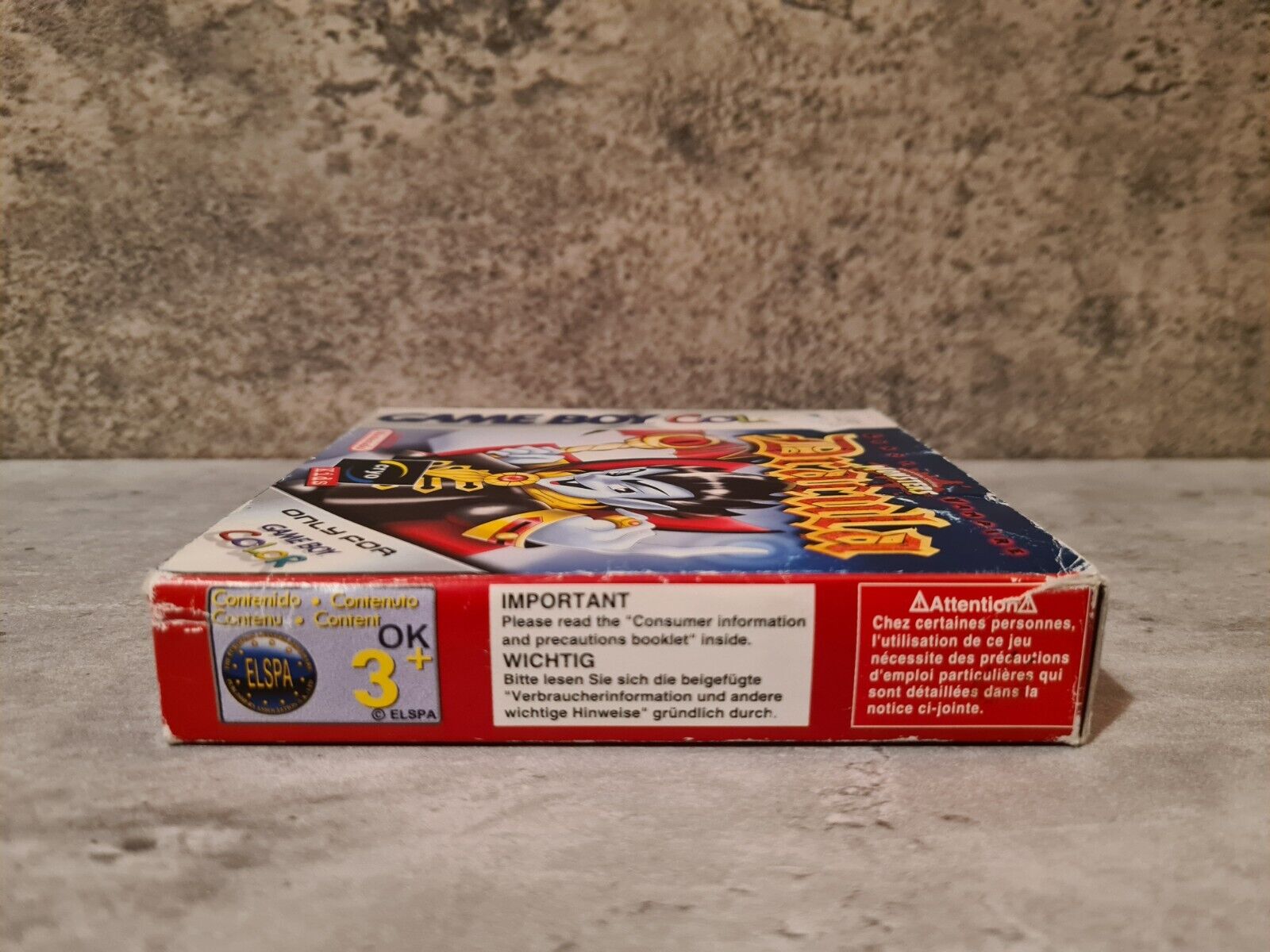 Gameboy Color Dracula Crazy Vampire mit OVP und Anleitung EUR - T-Retro-Games 