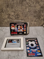 SNES Champions World Class Soccer mit OVP und Anleitung NOE - T-Retro-Games 