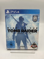 PS4 Rise Of The Tomb Raider 20-Jähriges Jubiläum mit OVP und Anleitung Deutsch