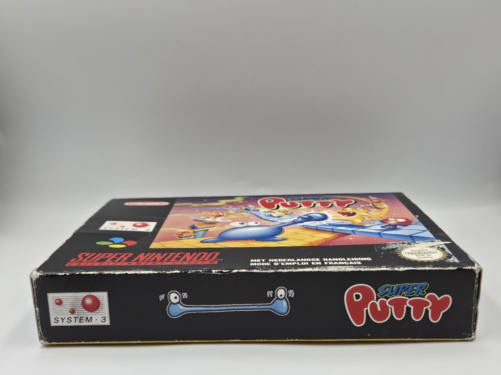 SNES Super Nintendo Super Putty mit OVP und Anleitung FAH