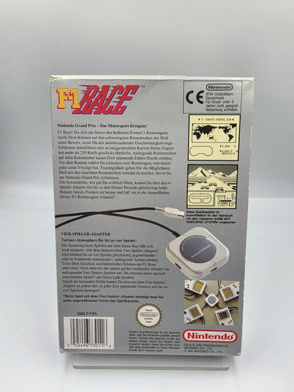 Game Boy Classic Spiel F-1 Race mit OVP und Anleitung  NOE Big Box