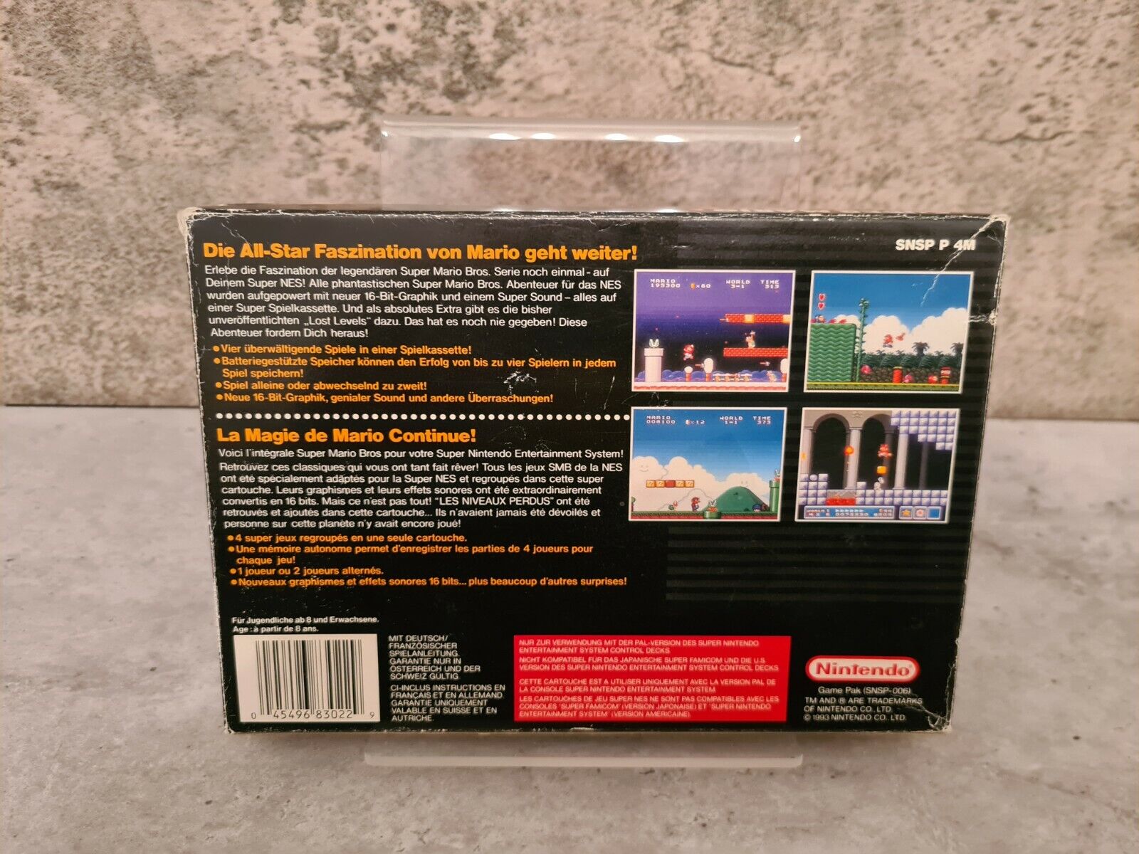 SNES Super Nintendo Super Mario Allstars mit OVP und Anleitung FRG - T-Retro-Games 