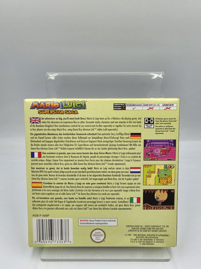 Nintendo Game Boy Advance Mario & Luigi Superstar Saga mit OVP und Anleitung EUR