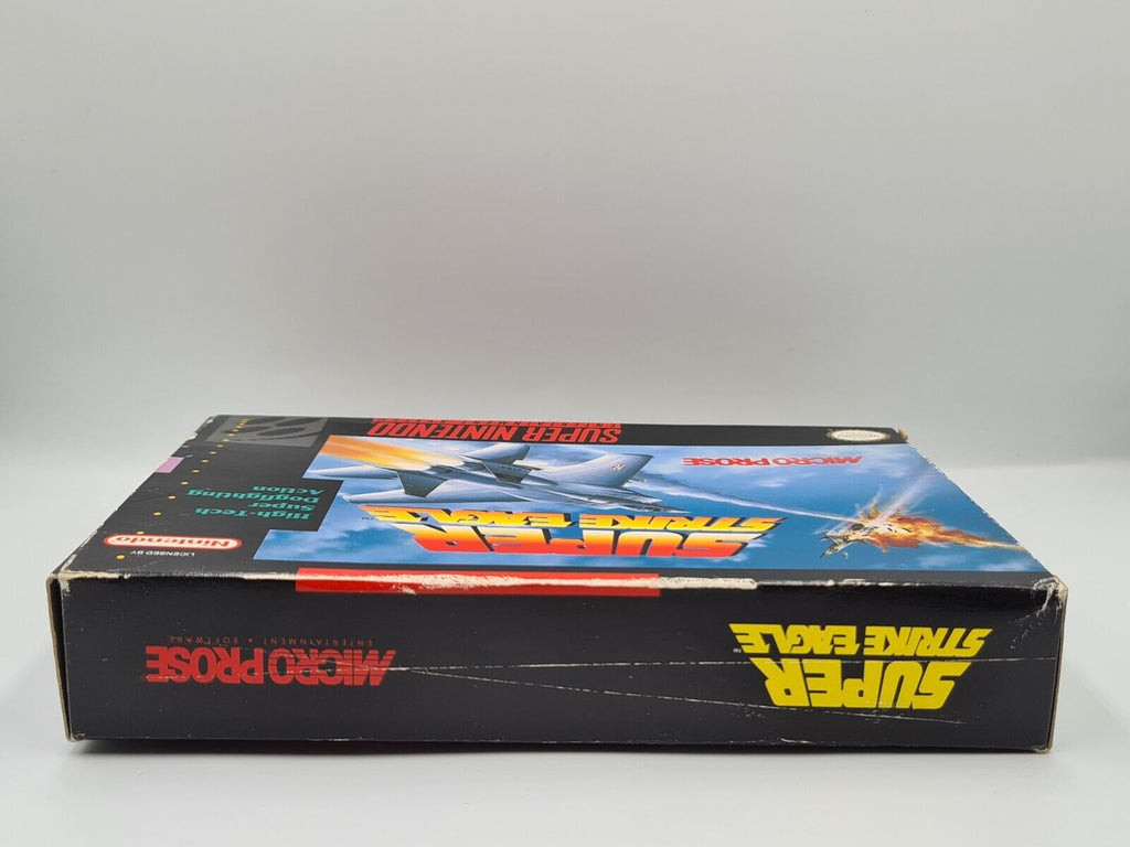 SNES Super Nintendo Super Strike Eagle mit OVP und Anleitung NTSC USA - T-Retro-Games 