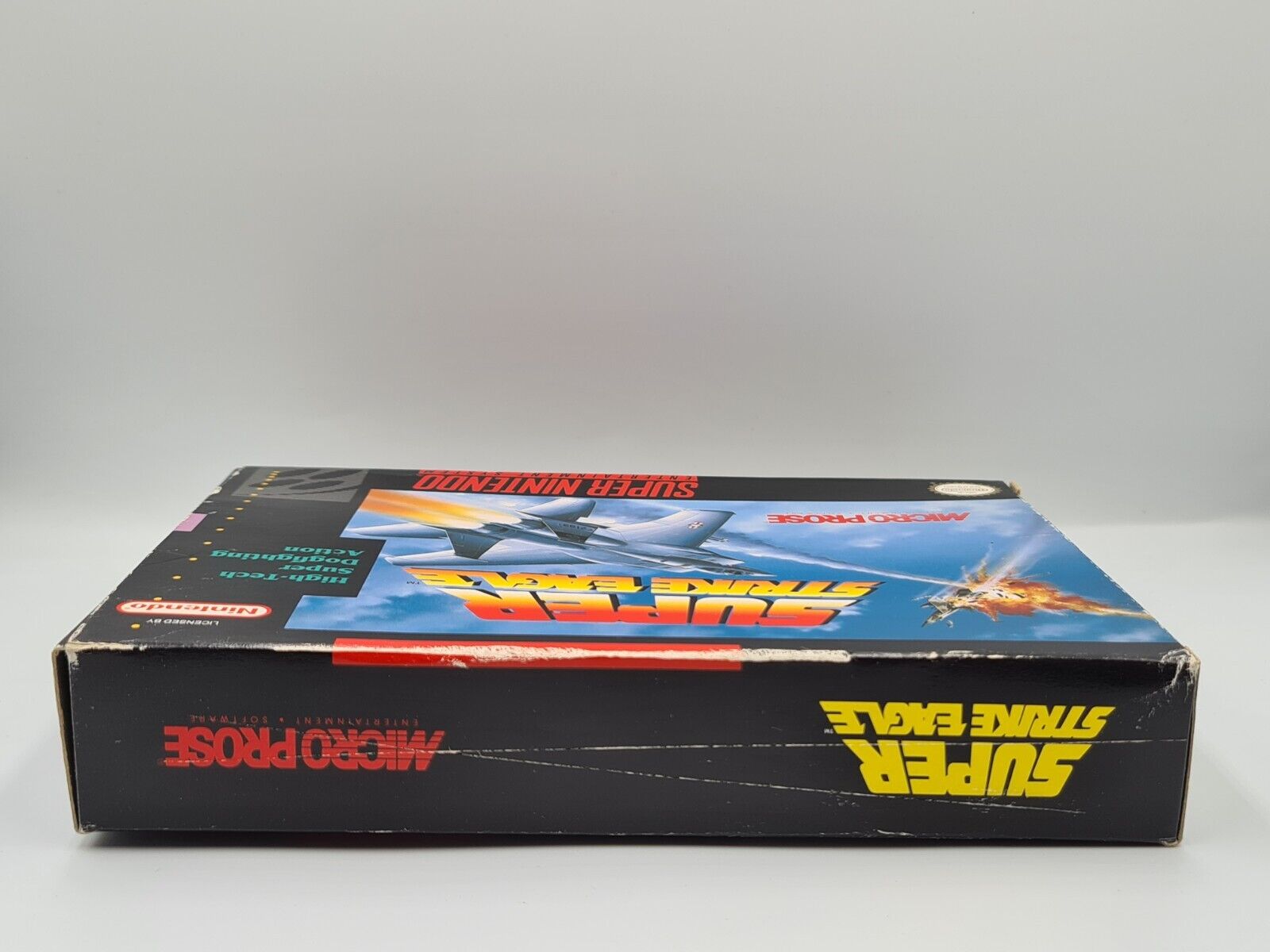 SNES Super Nintendo Super Strike Eagle mit OVP und Anleitung NTSC USA - T-Retro-Games 