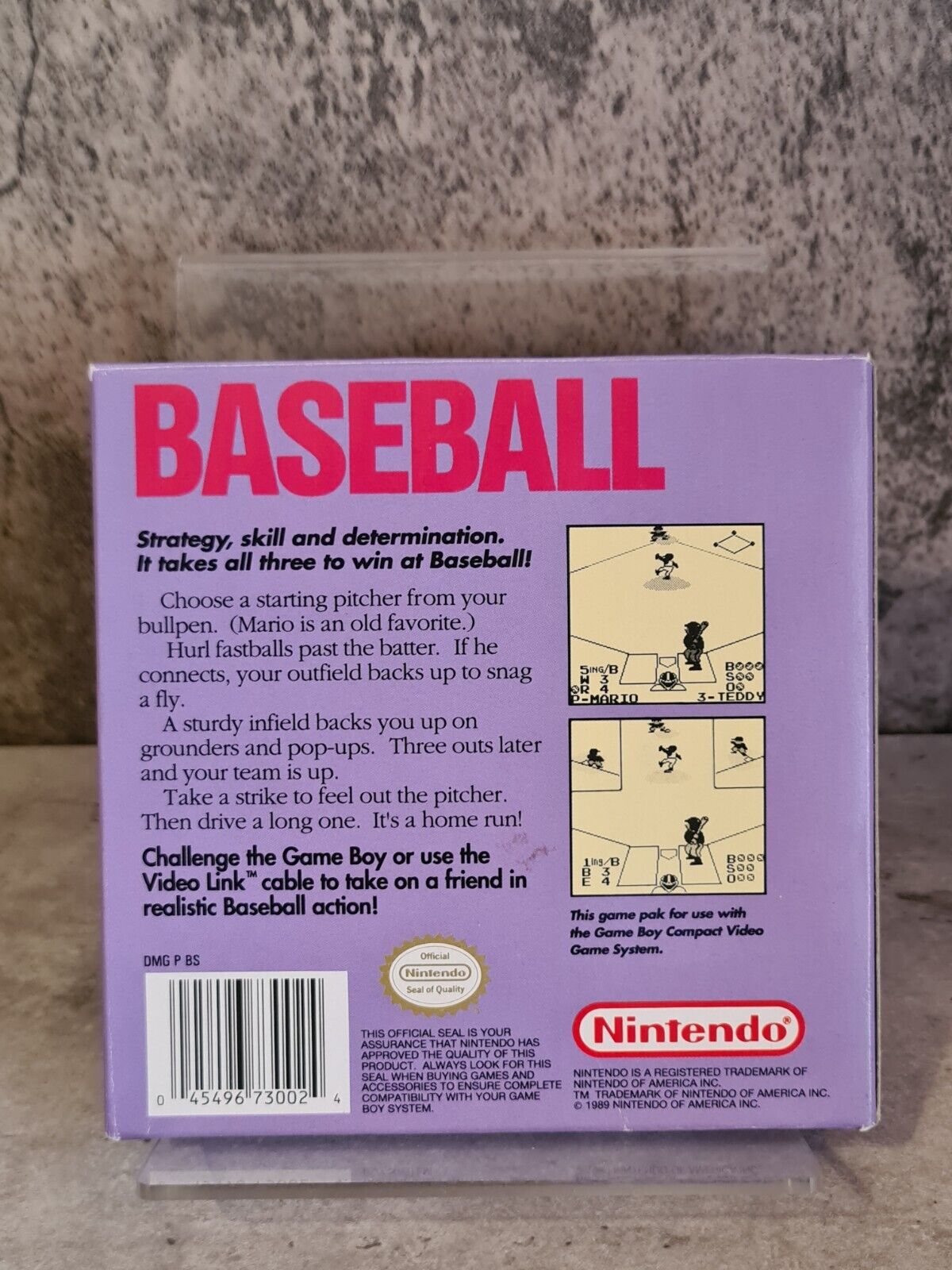 Nintendo Game Boy Classic Baseball mit OVP und Anleitung USA - T-Retro-Games 