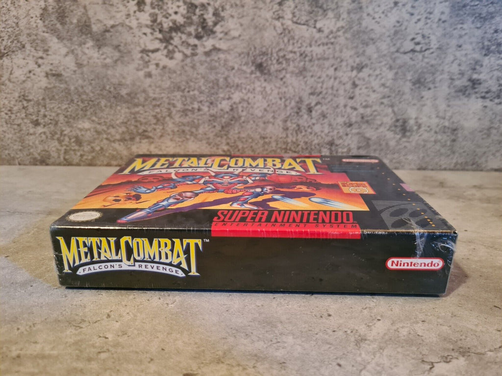 SNES Super Nintendo Metal Combat Falcon's Revenge Neu Sealed NTSC USA - T-Retro-Games 