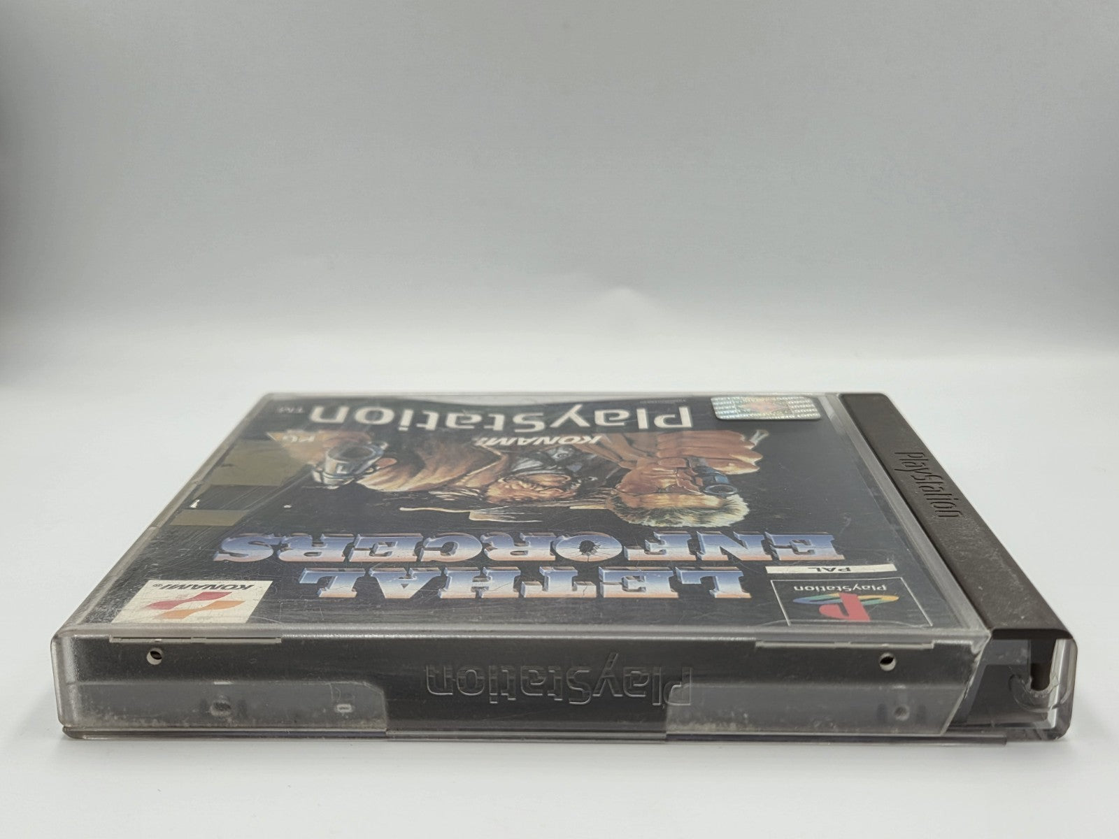 PS1 Playstation 1 Lethal Enforcers mit OVP und Anleitung Multilingual - T-Retro-Games 