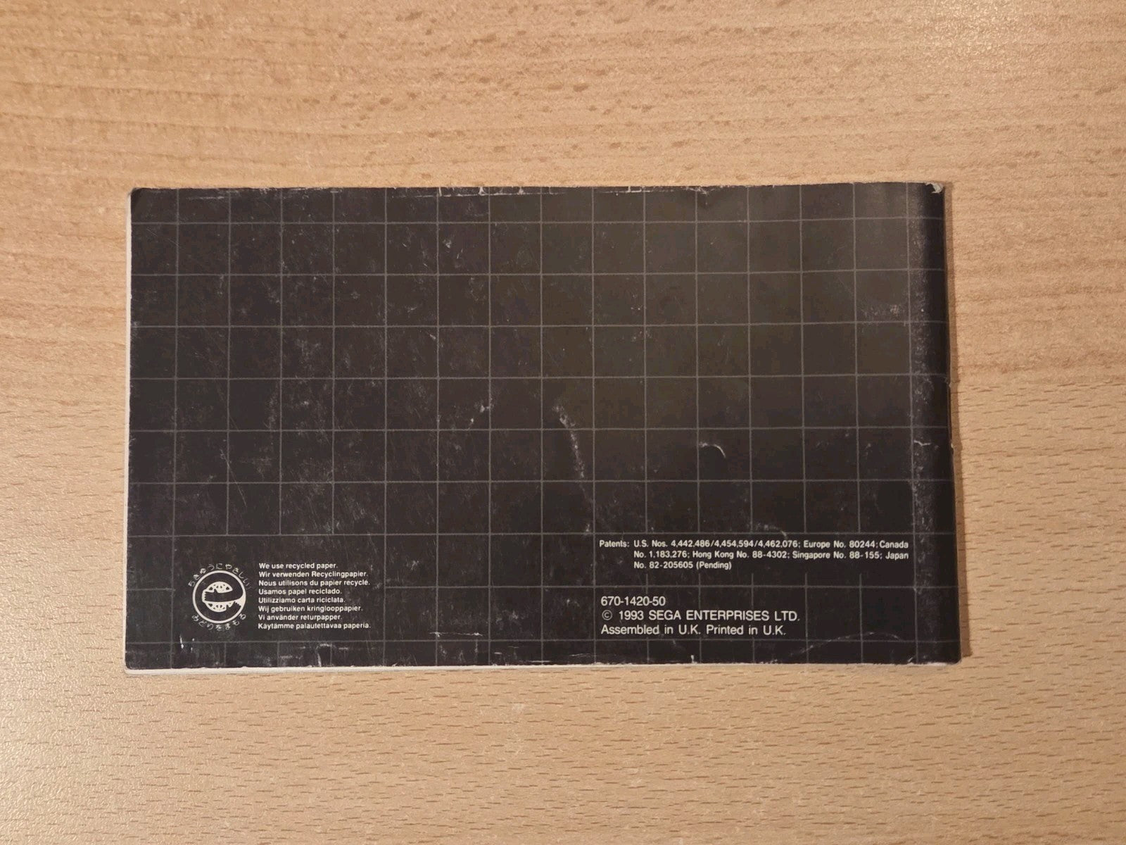 Sega Mega Drive Sonic Spinball Instruction Booklet Spielanleitung