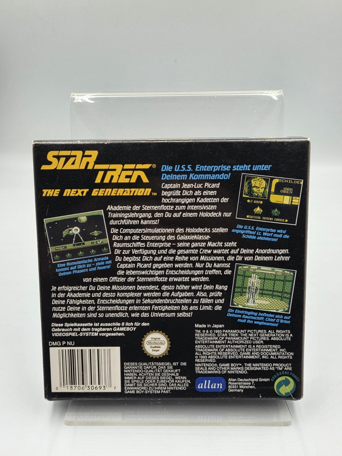 Game Boy Classic Spiel Star Trek The Next Generation mit OVP und Anleitung NOE
