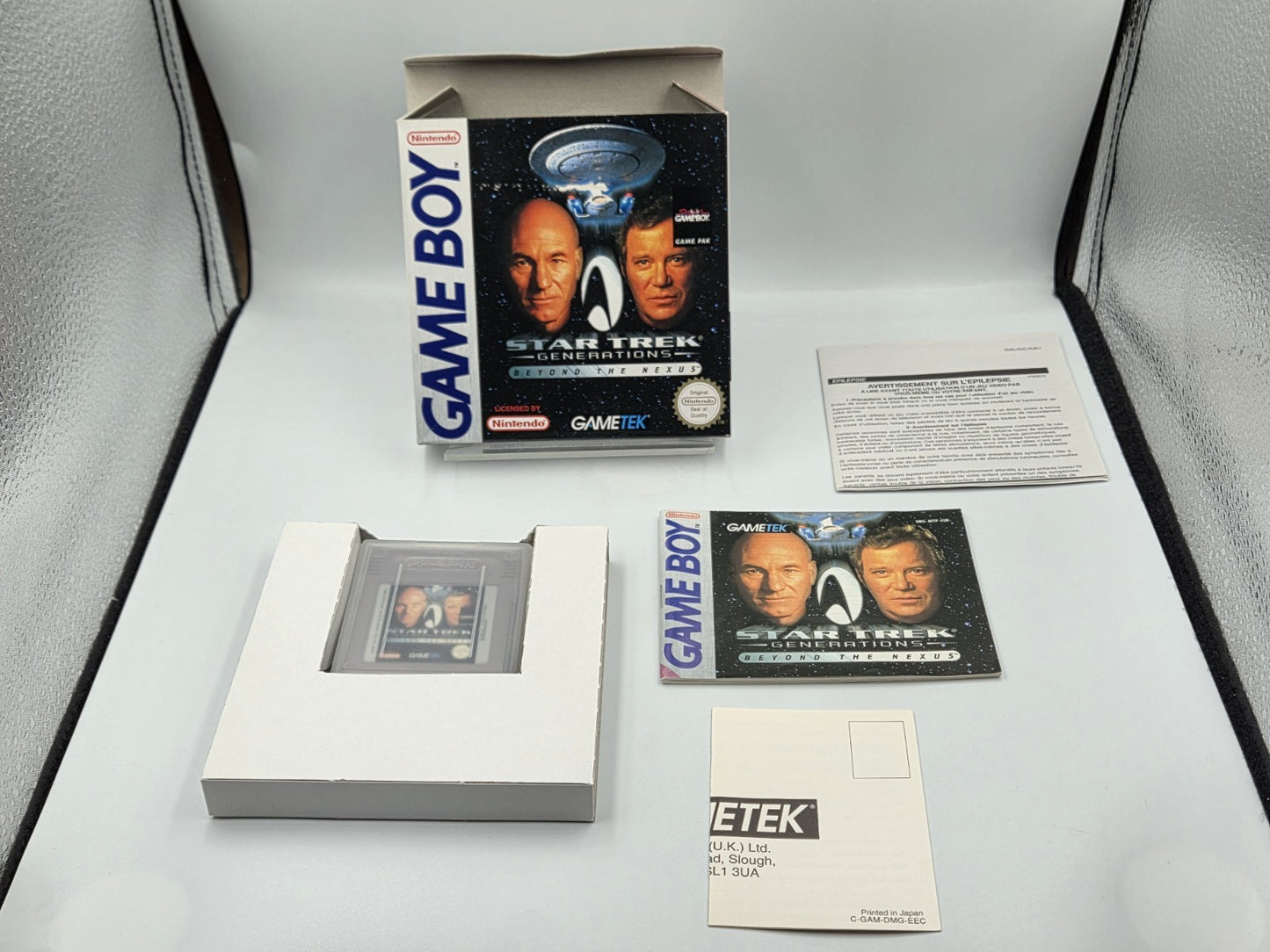 Game Boy Classic Star Trek Generations Beyond The Nexus + OVP und Anleitung EUR