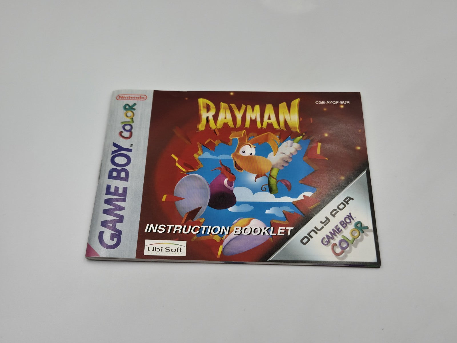 Nintendo Game Boy Color Spiel Rayman mit OVP und Anleitung EUR