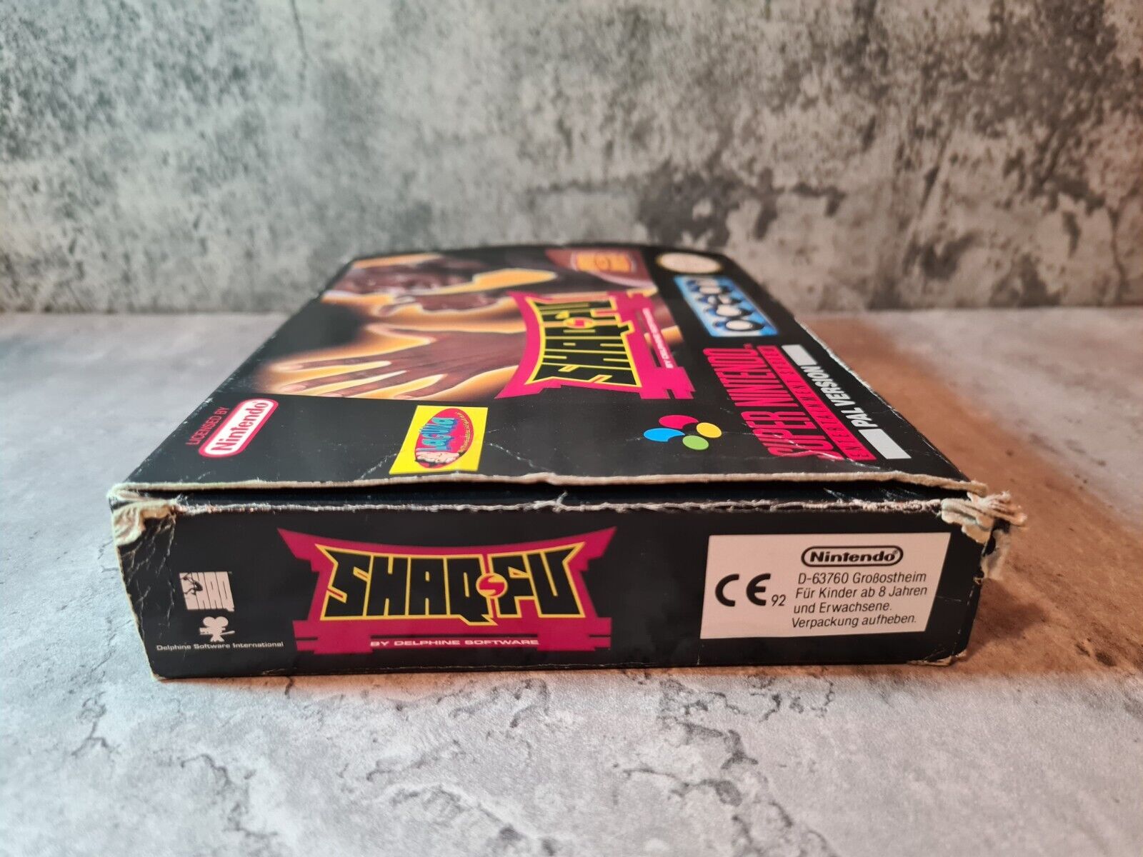 SNES Super Nintendo Shaq-Fu mit OVP und Anleitung NOE - T-Retro-Games 