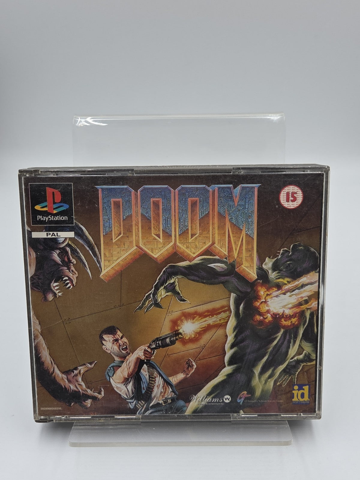 PS1 Playstation 1 Spiel Doom mit OVP und Anleitung Multilingual Big Box
