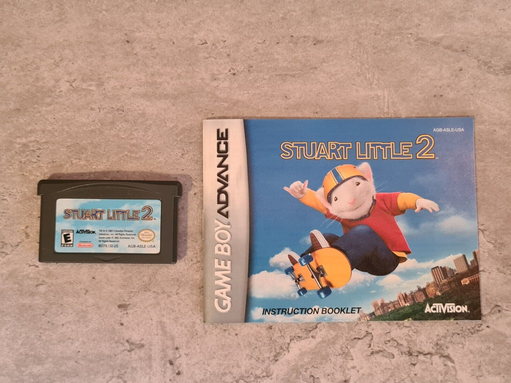 Nintendo Game Boy Advance Spiel Stuart Little 2 mit OVP und Anleitung USA - T-Retro-Games 